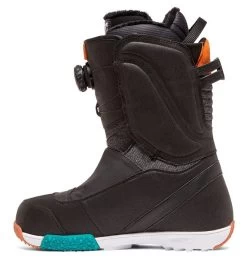 DC Women's Mora BOA Snowboard Boots - Black/Blue -AlpineAscent Ski Ventures 2019 20 dc mora snowboard boots blackblue3