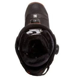 DC Women's Mora BOA Snowboard Boots - Black/Blue -AlpineAscent Ski Ventures 2019 20 dc mora snowboard boots blackblue4