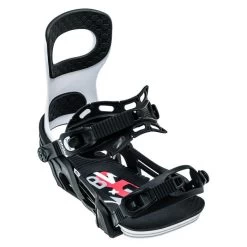 Bent Metal Bolt Snowboard Bindings - White
