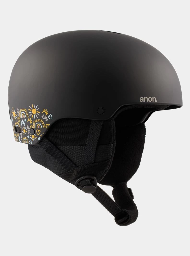 Black Burton Anon Rime 3 Kids' Helmets | TUFY80271