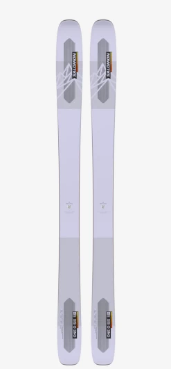 Salomon QST 106 Skis - Evening Haze/Acid Green/Flame