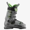 Salomon S/PRO ALPHA 120 Ski Boots - Steel Grey/Pastel Neon Green -AlpineAscent Ski Ventures Salomon SPRO ALPHA 120 Ski Boots Steel GreyPastel Neon Green
