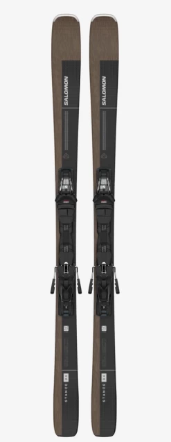 Salomon Stance 84 Skis W/ M12 GW Bindings - Copper/Black/Silver Metallic