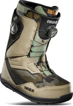 ThirtyTwo TM-2 Double BOA Men's Snowboard Boots - Tan / Green