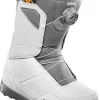 ThirtyTwo Women's Shifty BOA Snowboard Boots - White -AlpineAscent Ski Ventures ThirtyTwo Womens Shifty BOA Snowboard Boots White Grey