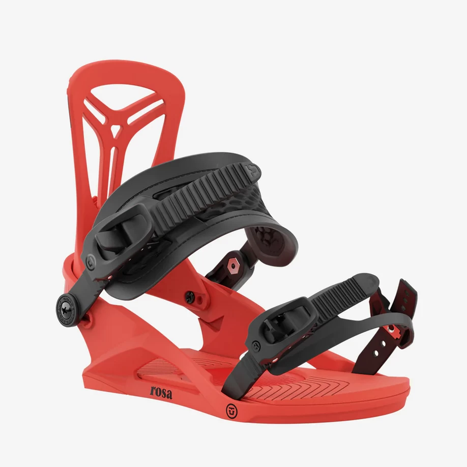Union Rosa Snowboard Bindings - Hot Red 3 Union Rosa Snowboard Bindings - Hot Red