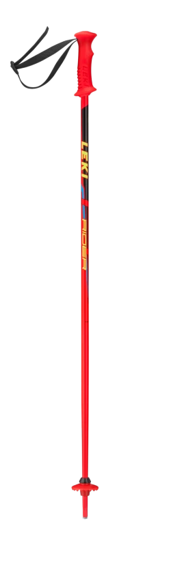 Leki Rider Ski Poles -AlpineAscent Ski Ventures leki rider ski poles red