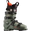 Salomon SHIFT PRO 130 AT Ski Boots - Oil Green/Black/Orange -AlpineAscent Ski Ventures salomon shift pro 130 at ski boots oil greenblackorange