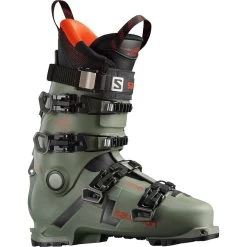 Salomon SHIFT PRO 130 AT Ski Boots - Oil Green/Black/Orange