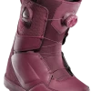 ThirtyTwo Women's Lashed Double BOA Snowboard Boots - Maroon -AlpineAscent Ski Ventures thirtytwo womens lashed double boa snowboard boots maroon