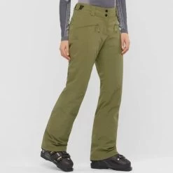 Salomon Edge Snowboard Womens Pants - Green