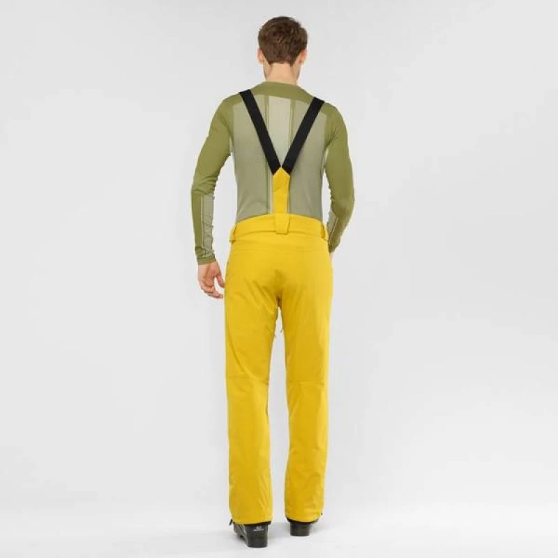 Salomon Snowboard Skiski Mens Pants - Yellow 4 Salomon Snowboard Skiski Mens Pants - Yellow - Image 2